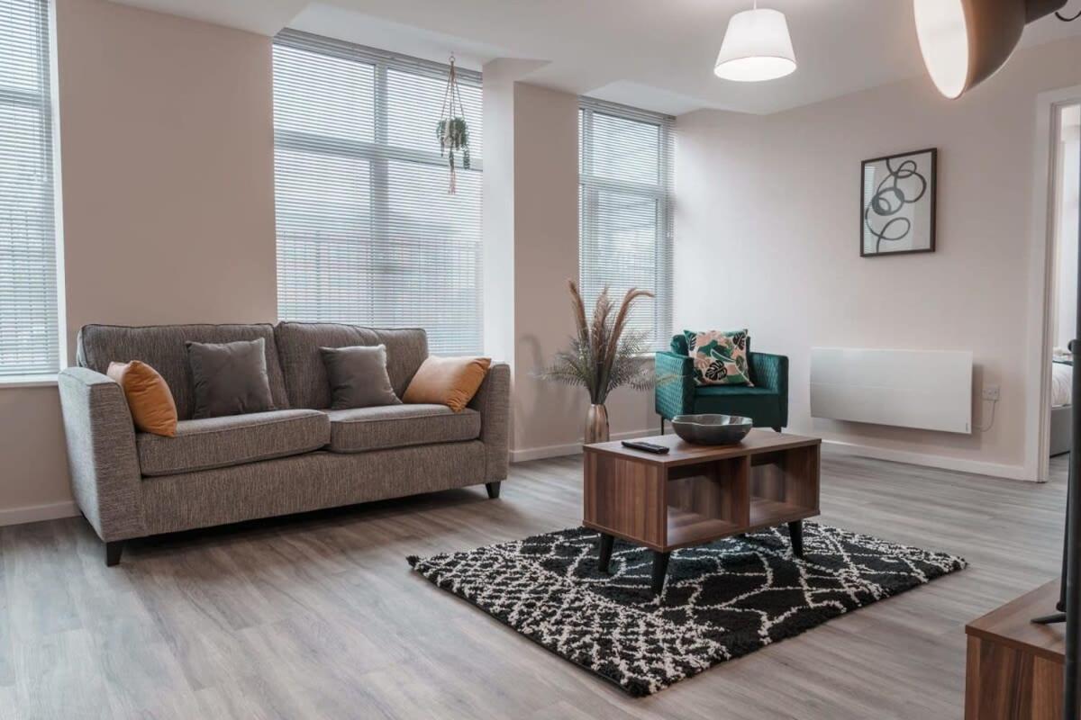 Contemporary 2 Bed Manchester Apartment - Sleeps 4 Kültér fotó